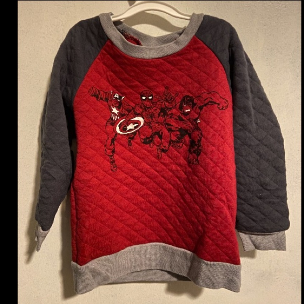 Toddler Boys’ Marvel Sweater Crewneck